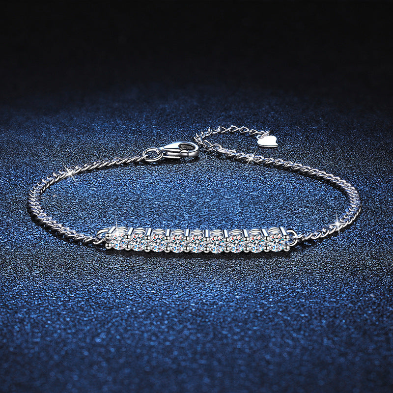 Brillante Cubana – Bracciale in Argento 925